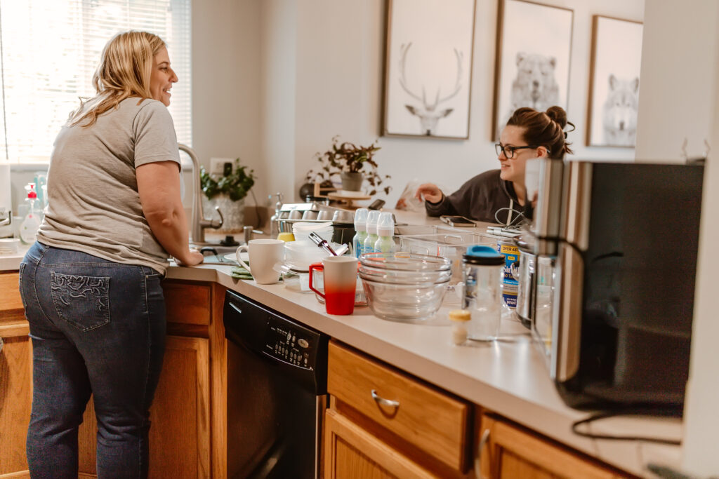 Chicago newborn session with birth and postpartum doula