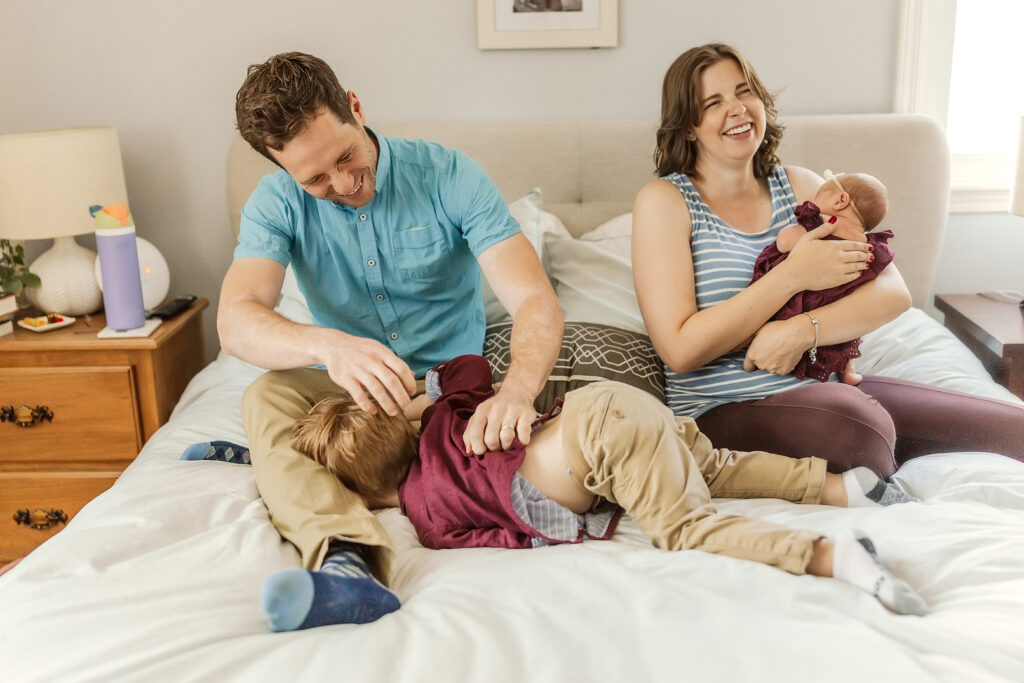 chicago lifestyle newborn session